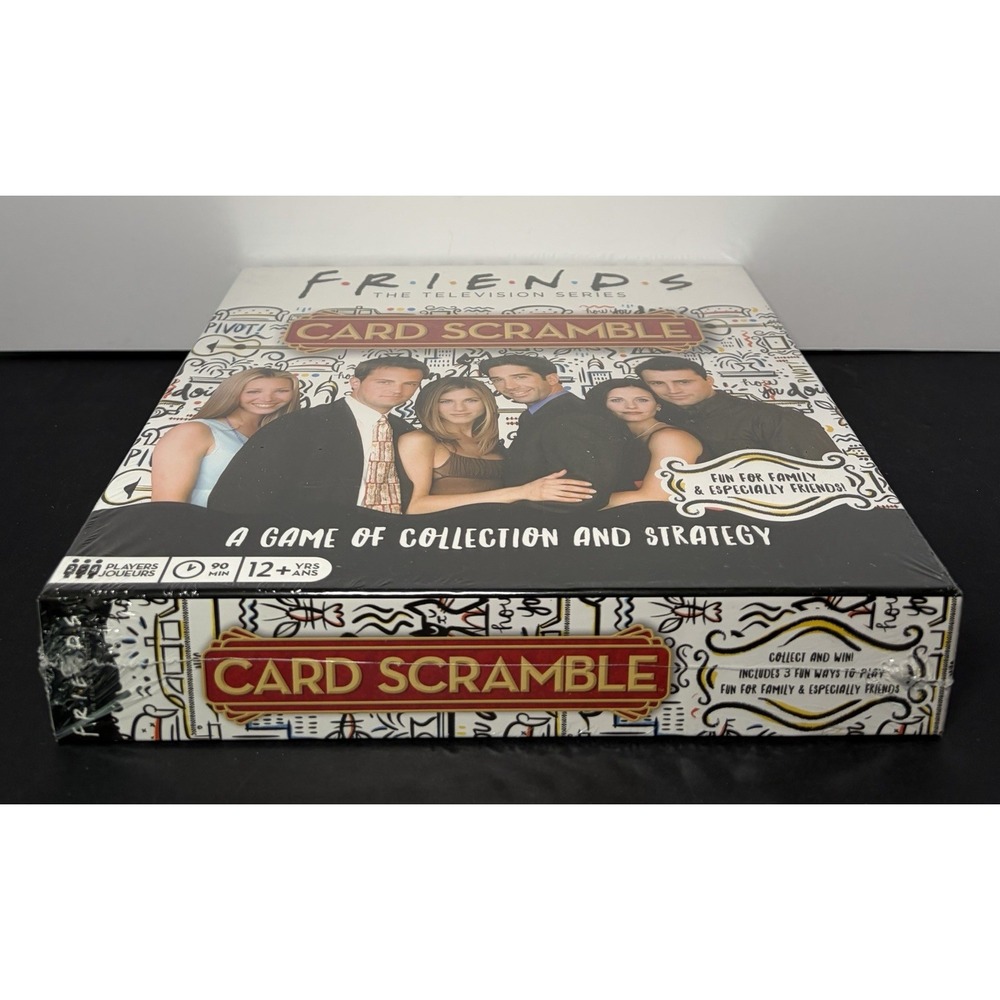 Friends Card Scramble Board Game New Factory SEALED TV Series Party Game - Picture 3 of 9